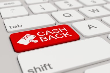 depositphotos 114440754 stock photo keyboard cashback red